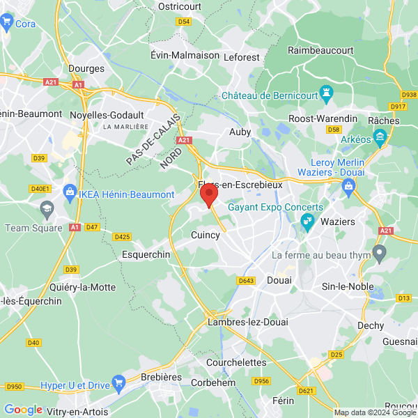 Lauwin-Planque - Google map